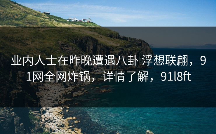 业内人士在昨晚遭遇八卦 浮想联翩，91网全网炸锅，详情了解，91l8ft